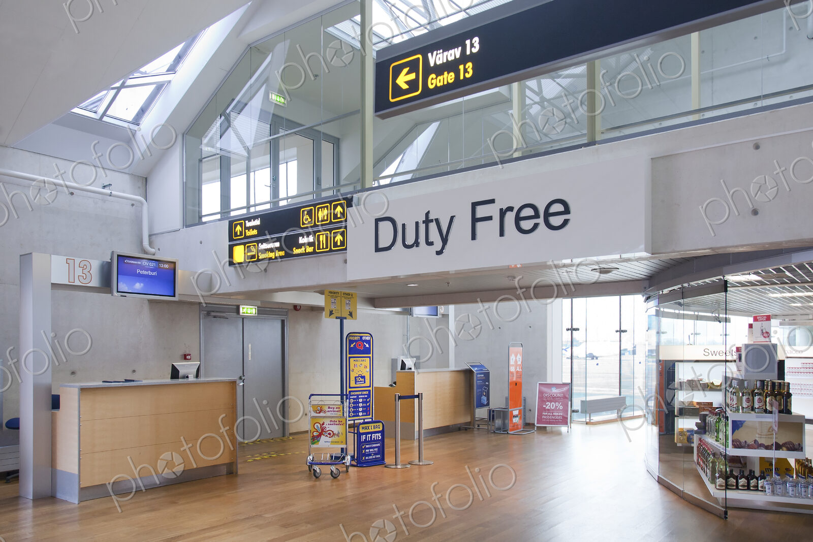 Duty Free Shop at an Airport