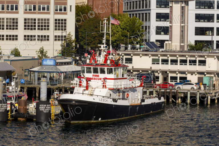 Duwamish Fire Boat on the Seattle waterfront, Seattle.