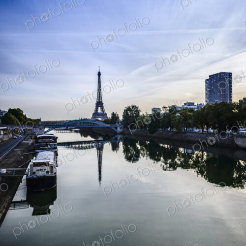 Eiffel Tower and Seine River, Paris, France Eiffel Tower and Seine River, Paris, France
