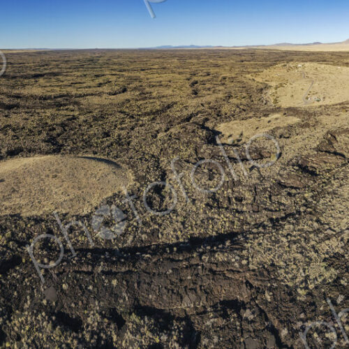 El Malpais National Monument, Carrizozo, New Mexico, aerial view of the landscape