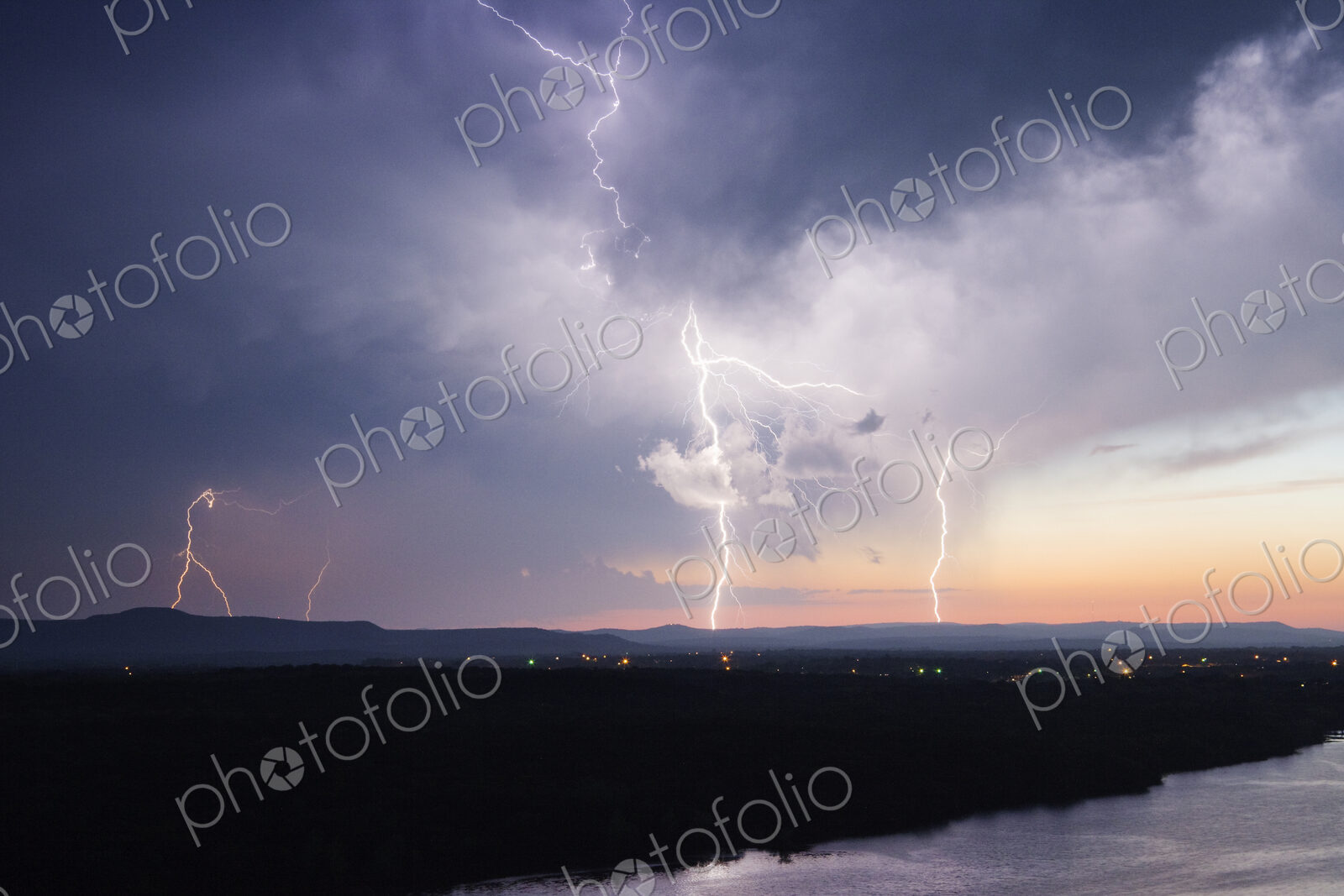 Electrical Storm at Dusk
