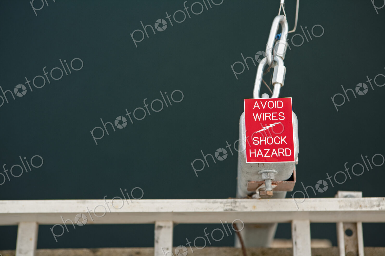 Electrical warning sign on Wanapum dam.