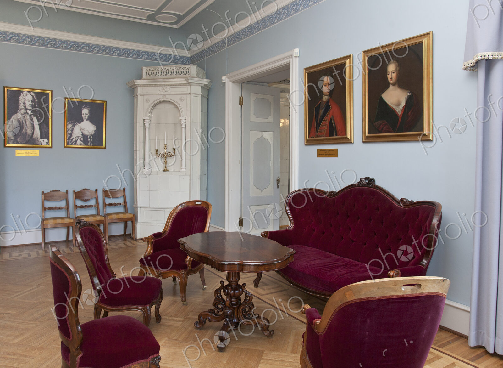 Elegant Seating in a Manor