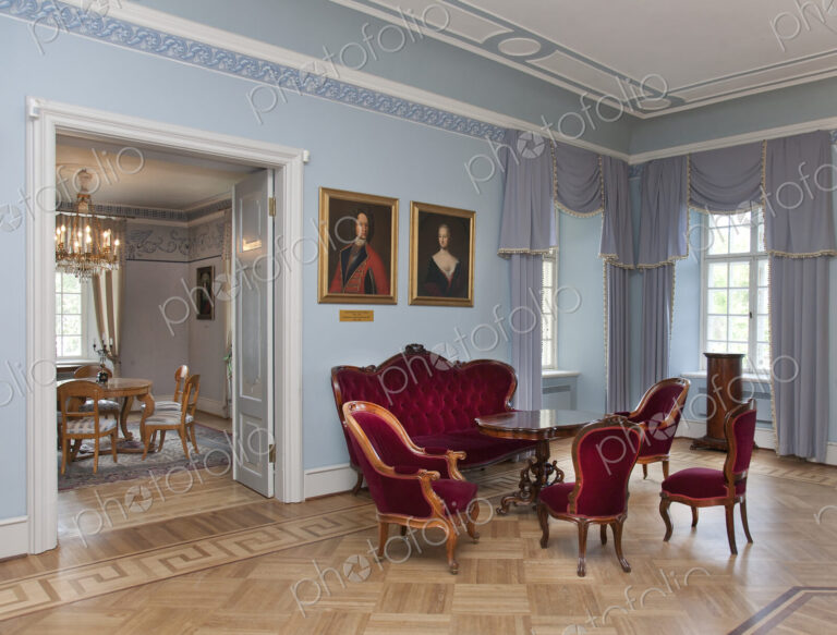 Elegant Seating in a Manor