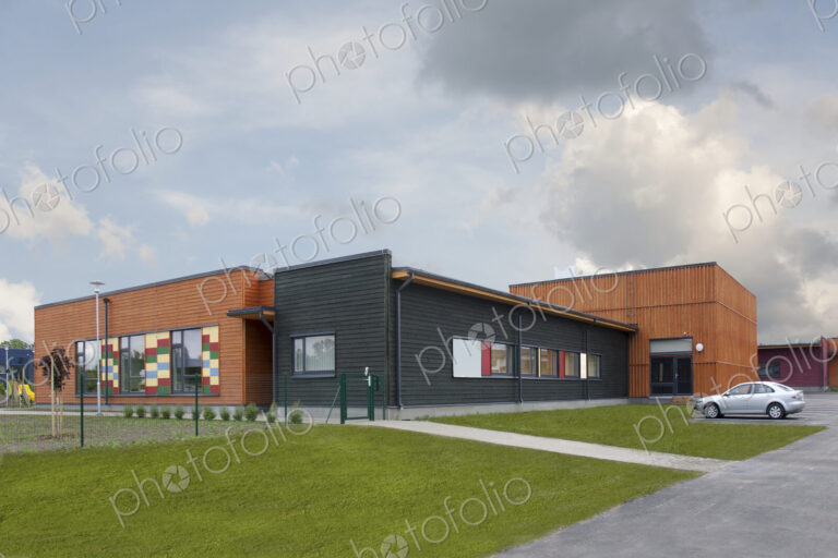 Elementary School Exterior, a modern building