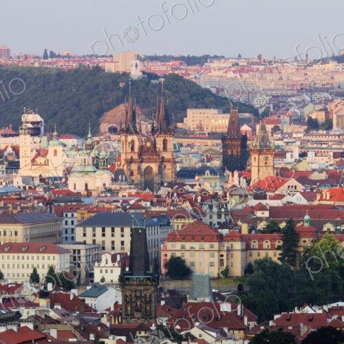 Elevated View of Old Town Prague Elevated View of Old Town Prague