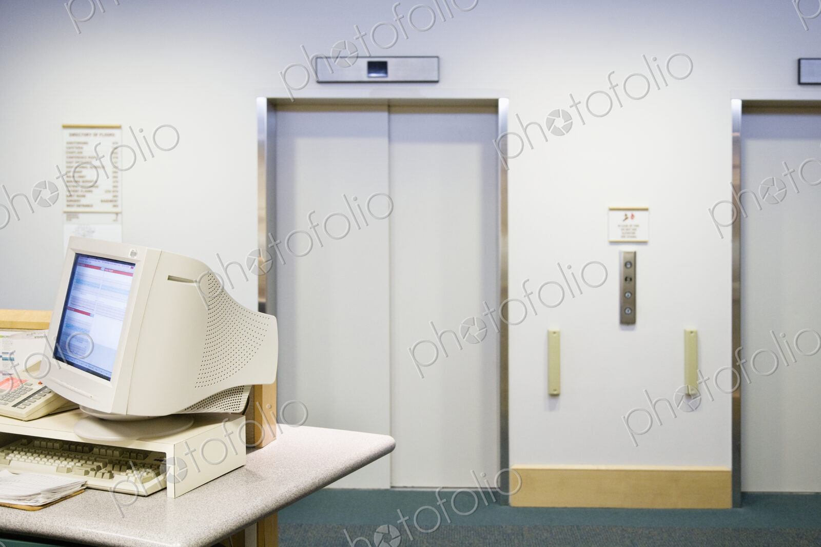Elevators in Office Building