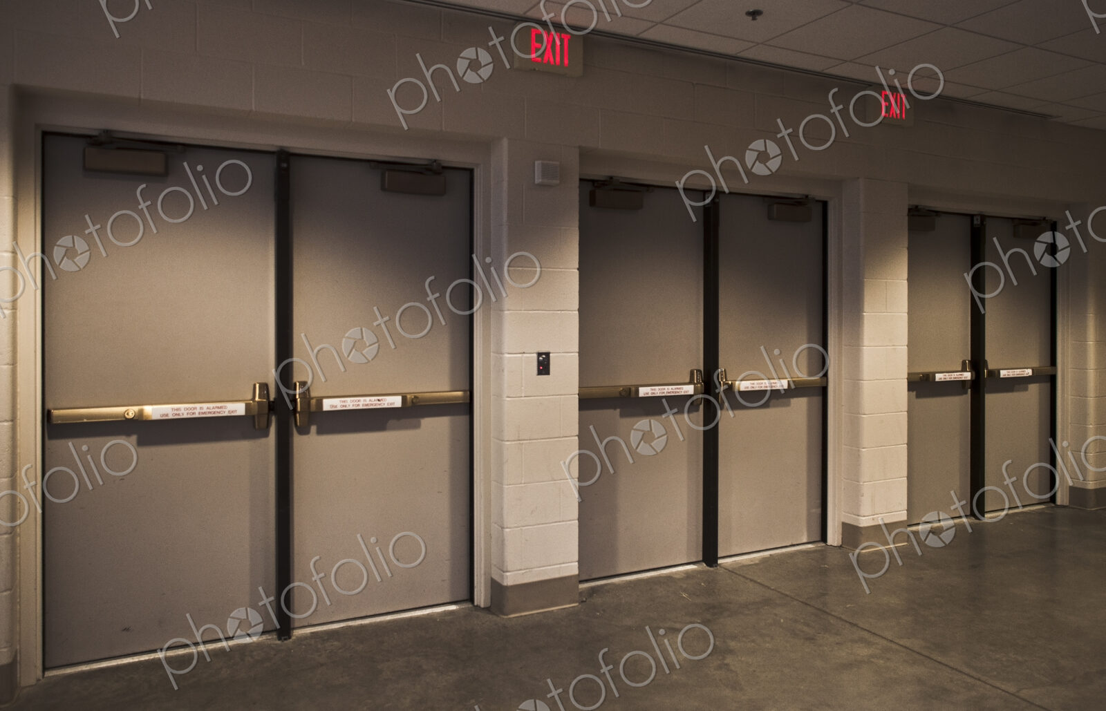 Emergency Doors in a public venue
