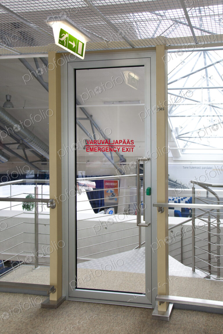 Emergency Exit at an Airport
