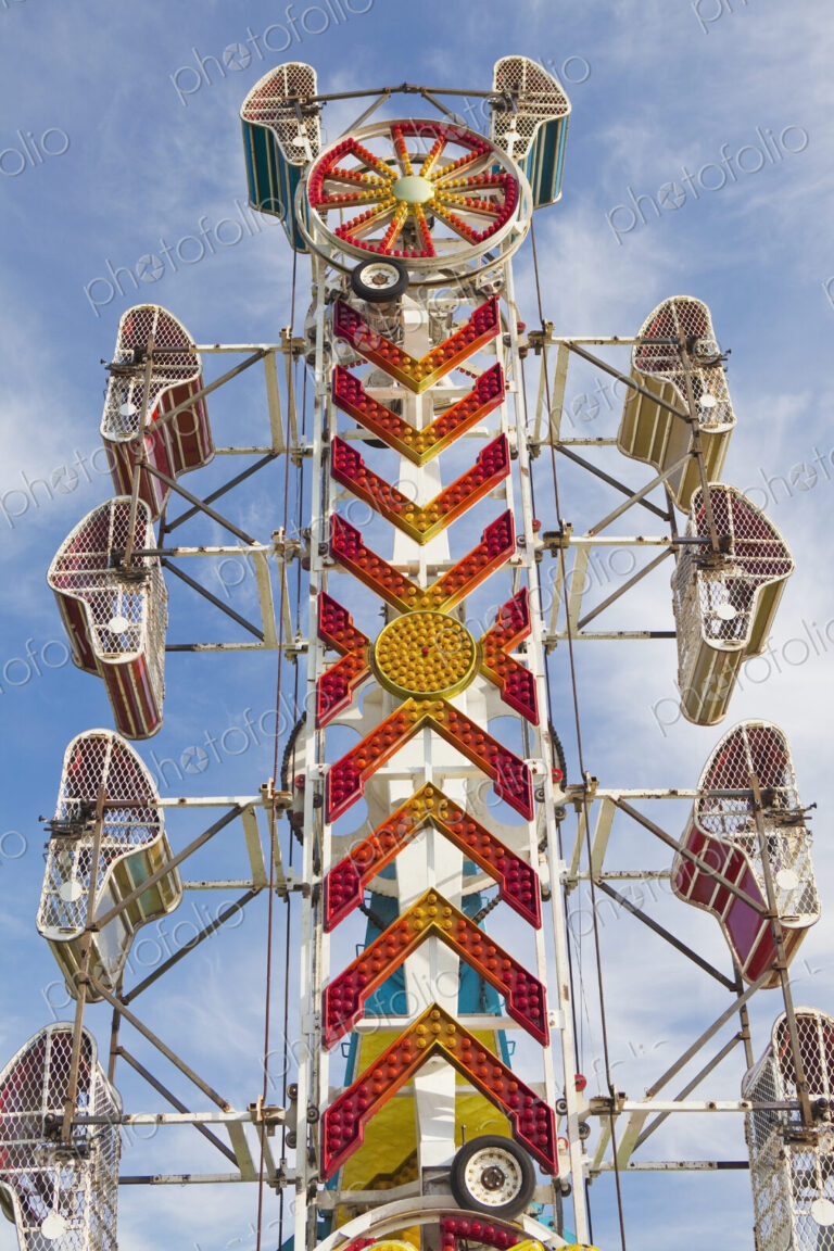 Empty Amusement Park Ride