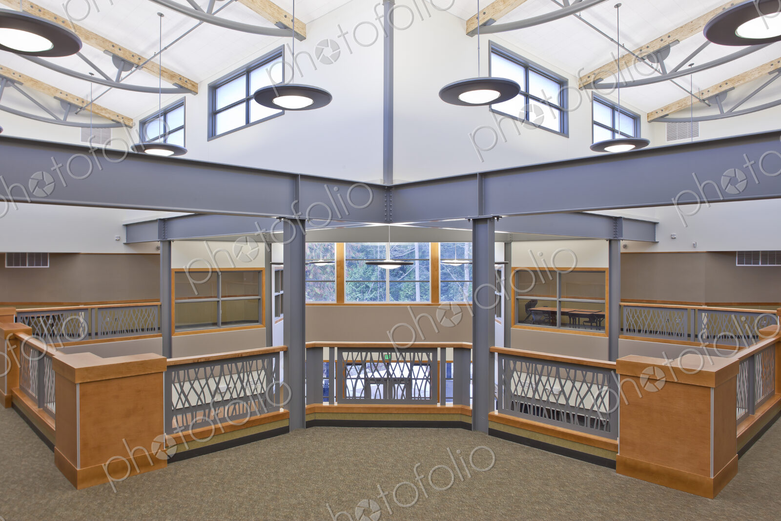Empty Contemporary School Room
