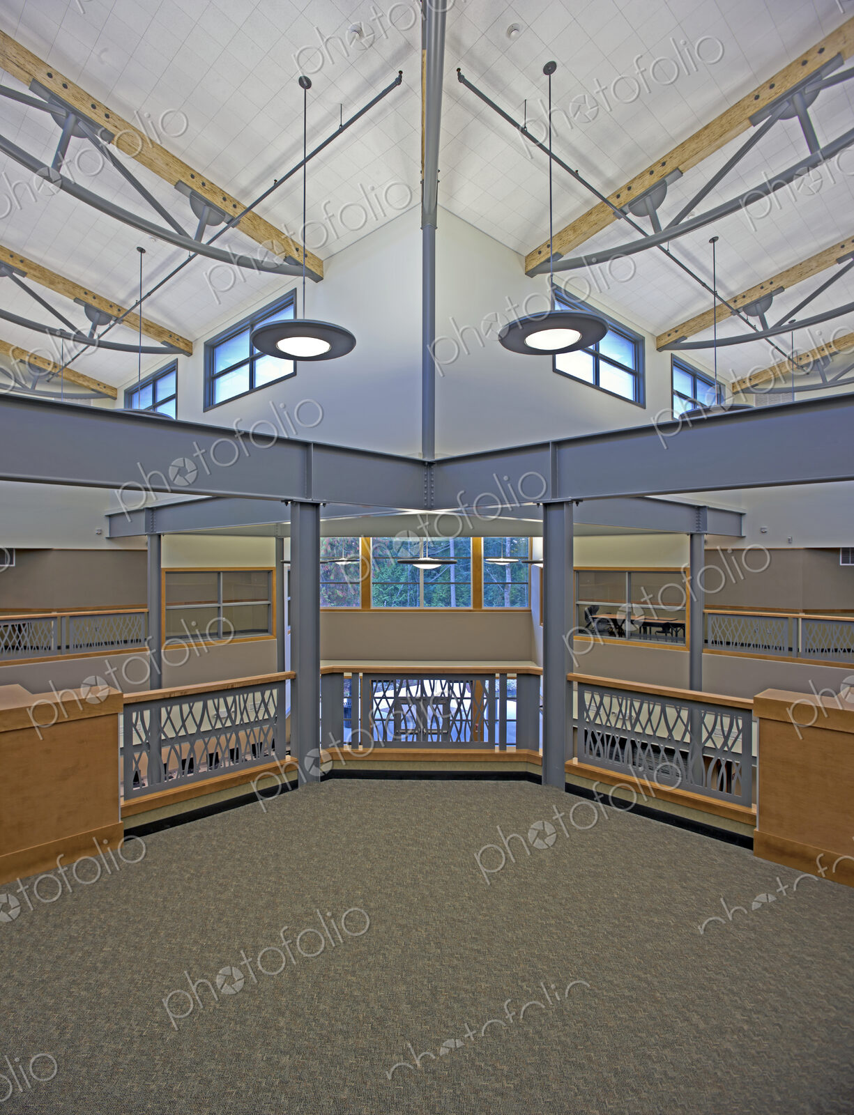 Empty Contemporary School Room