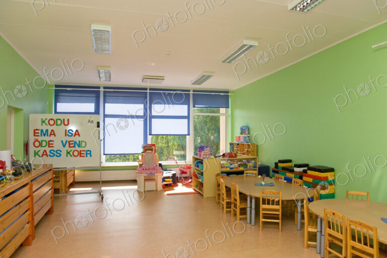 Empty Estonian Elementary Grade School