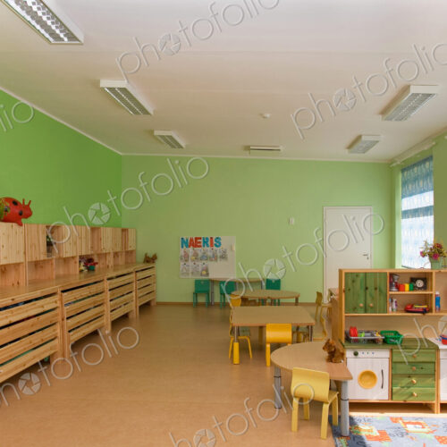Empty Estonian Elementary Grade School Empty Estonian Elementary Grade School