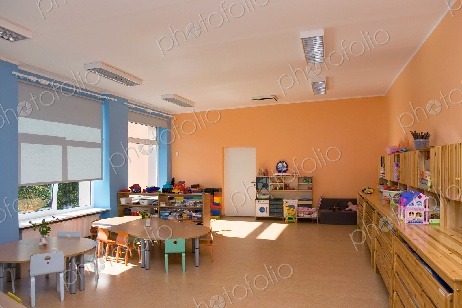 Empty Estonian Elementary Grade School