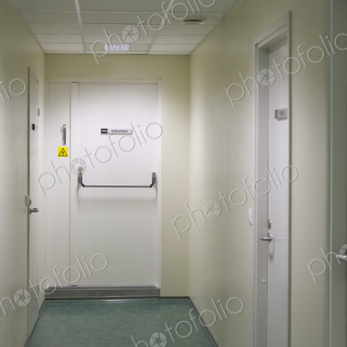 Empty Hallway in a building Empty Hallway in a building
