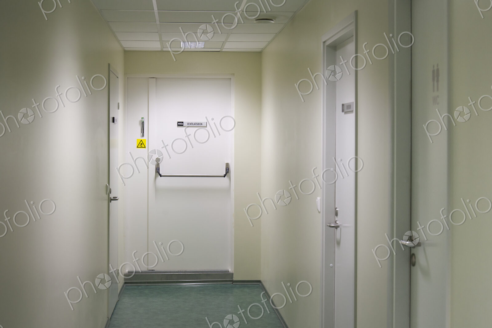 Empty Hallway in a building