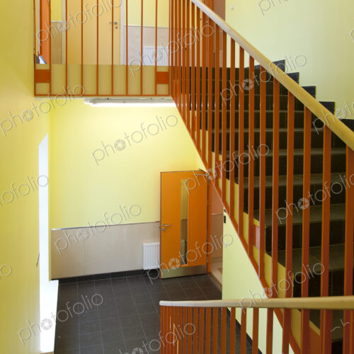 Empty Hospital Stairwell Empty Hospital Stairwell