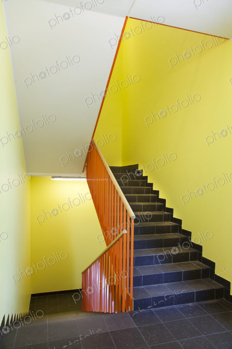 Empty Hospital Stairwell
