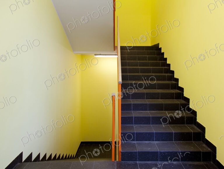 Empty Hospital Stairwell