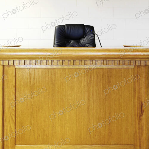 Empty Judges Bench Empty Judges Bench