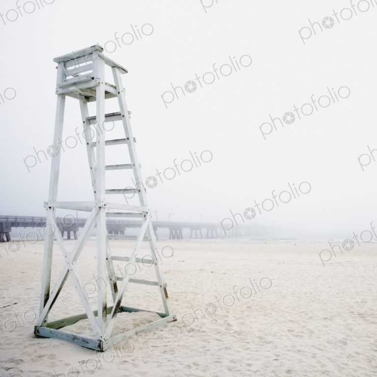 Empty Life Guard Station