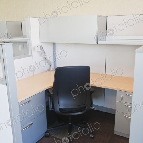 Empty Office Cubicle