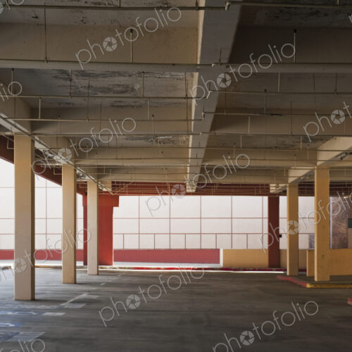 Empty Open-Air Parking Garage Empty Open-Air Parking Garage