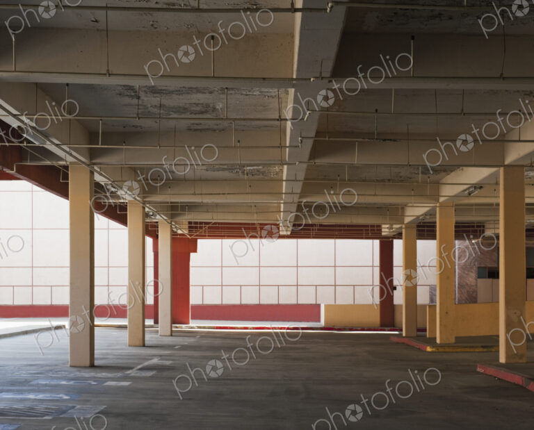 Empty Open-Air Parking Garage