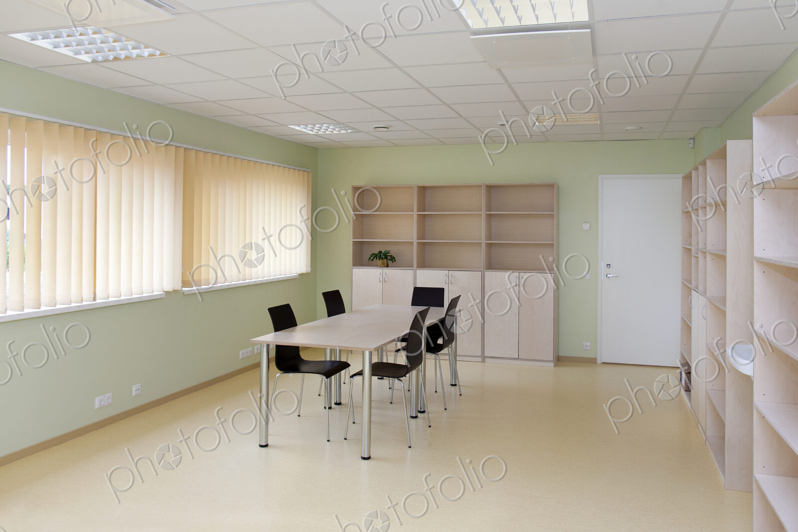 Empty School Classroom
