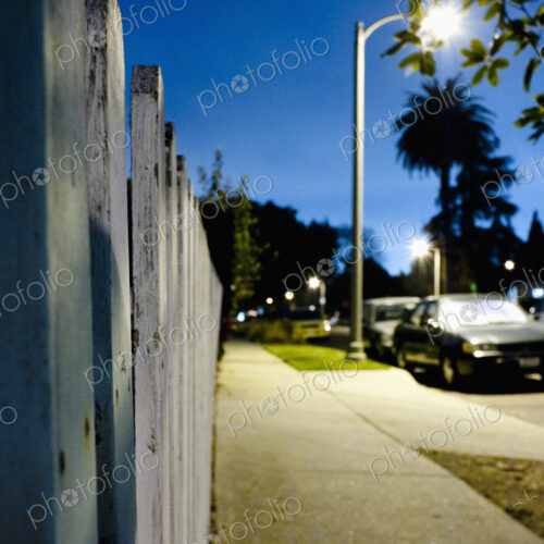 Empty Sidewalk at Dusk Empty Sidewalk at Dusk