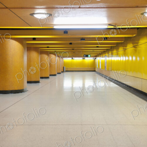 Empty Underground Corridor Empty Underground Corridor