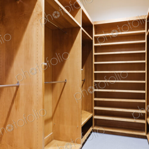 Empty Walk-In Closet