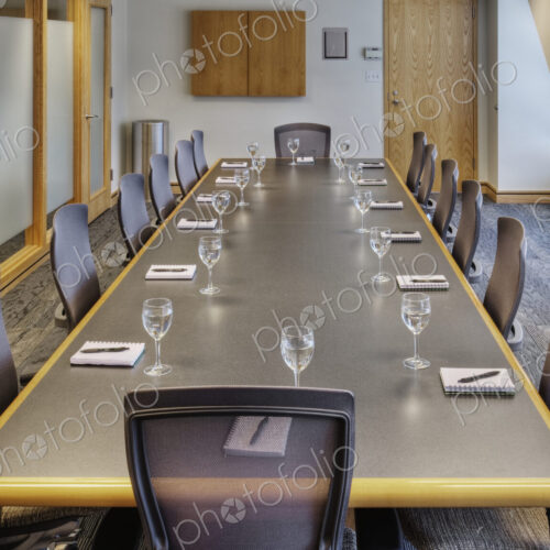 Empty conference room