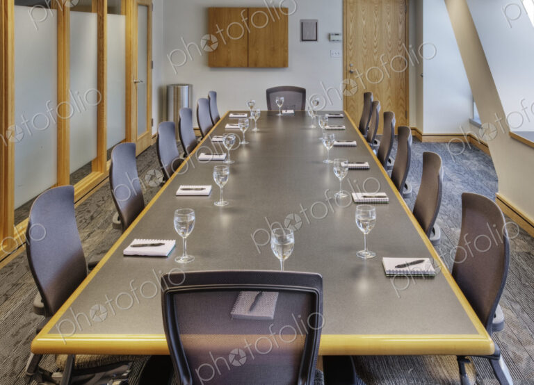 Empty conference room
