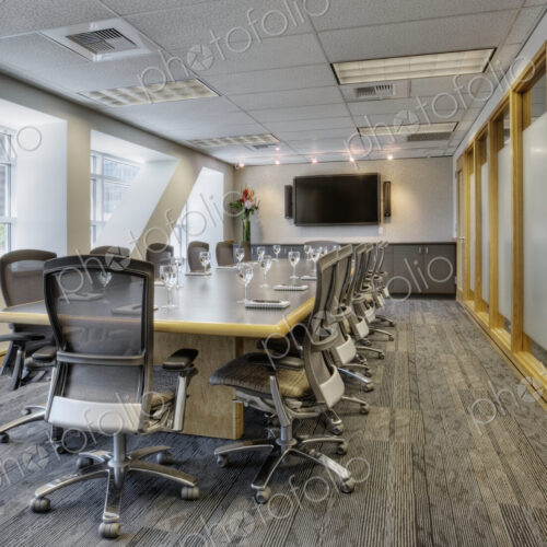Empty conference room