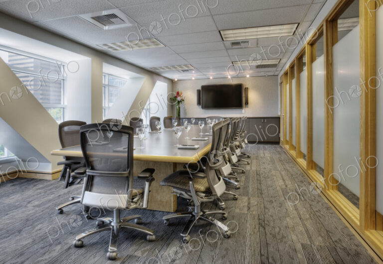 Empty conference room