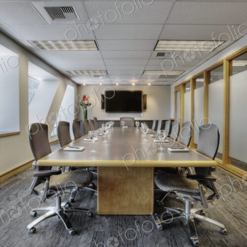 Empty conference room