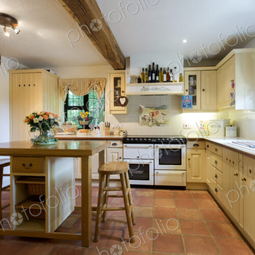 Empty cottage kitchen Empty cottage kitchen
