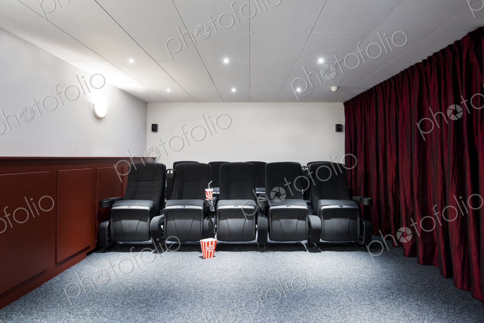 Empty seats in home theater
