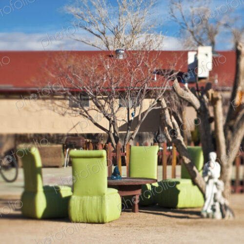 Ensemble of Seats Arranged Outside Ensemble of Seats Arranged Outside