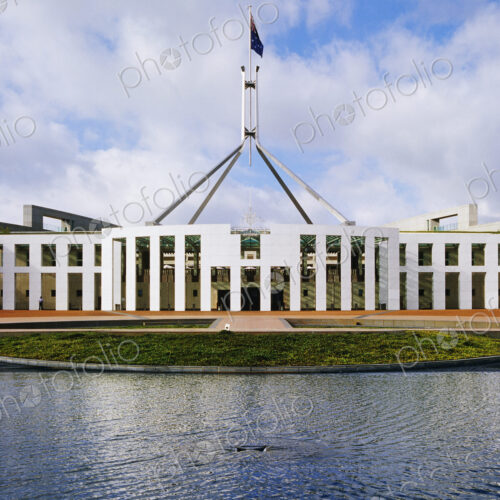 Entrance to Australian Parliament Building Entrance to Australian Parliament Building