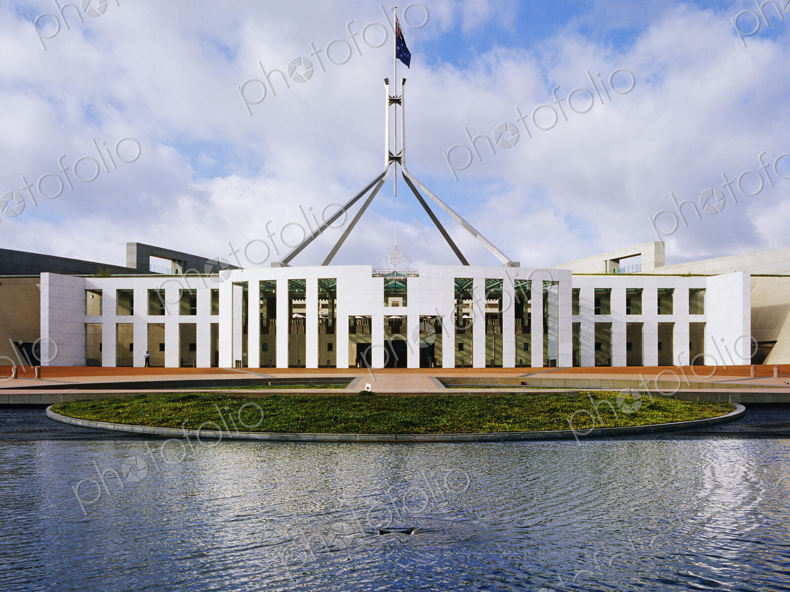 Entrance to Australian Parliament Building