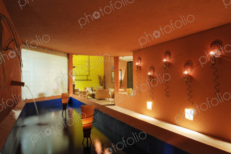 Entrance to a Hotel Spa