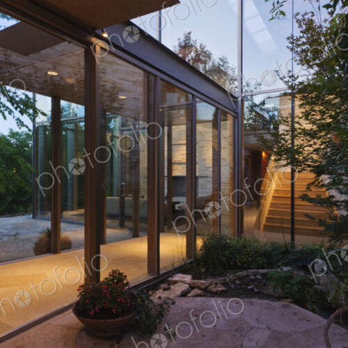 Entrance to an Upscale Home