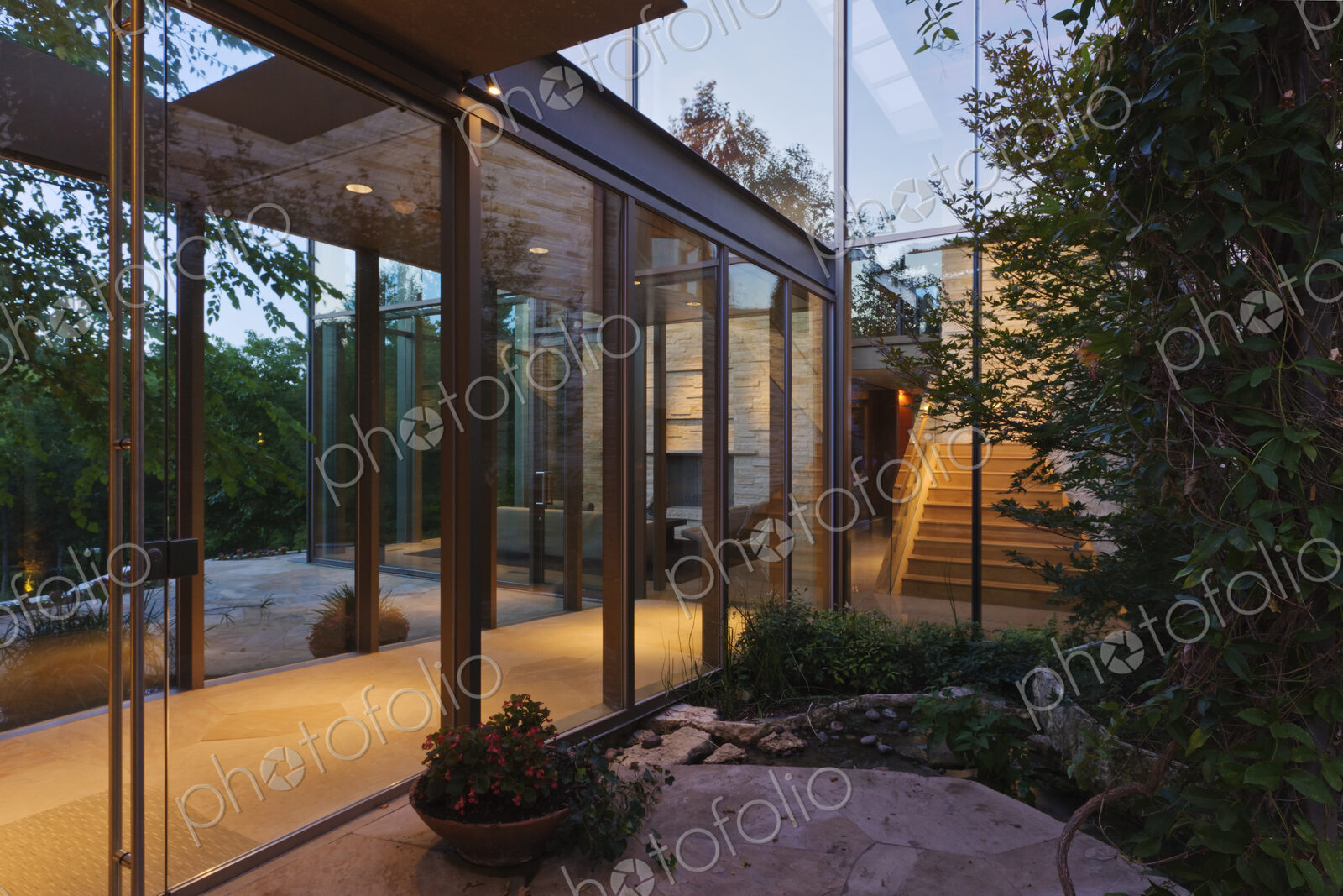 Entrance to an Upscale Home