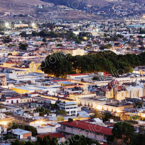 Evening View of the City of Oaxaca Evening View of the City of Oaxaca