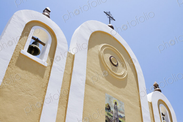 Exterior Facade of a Mexican Church