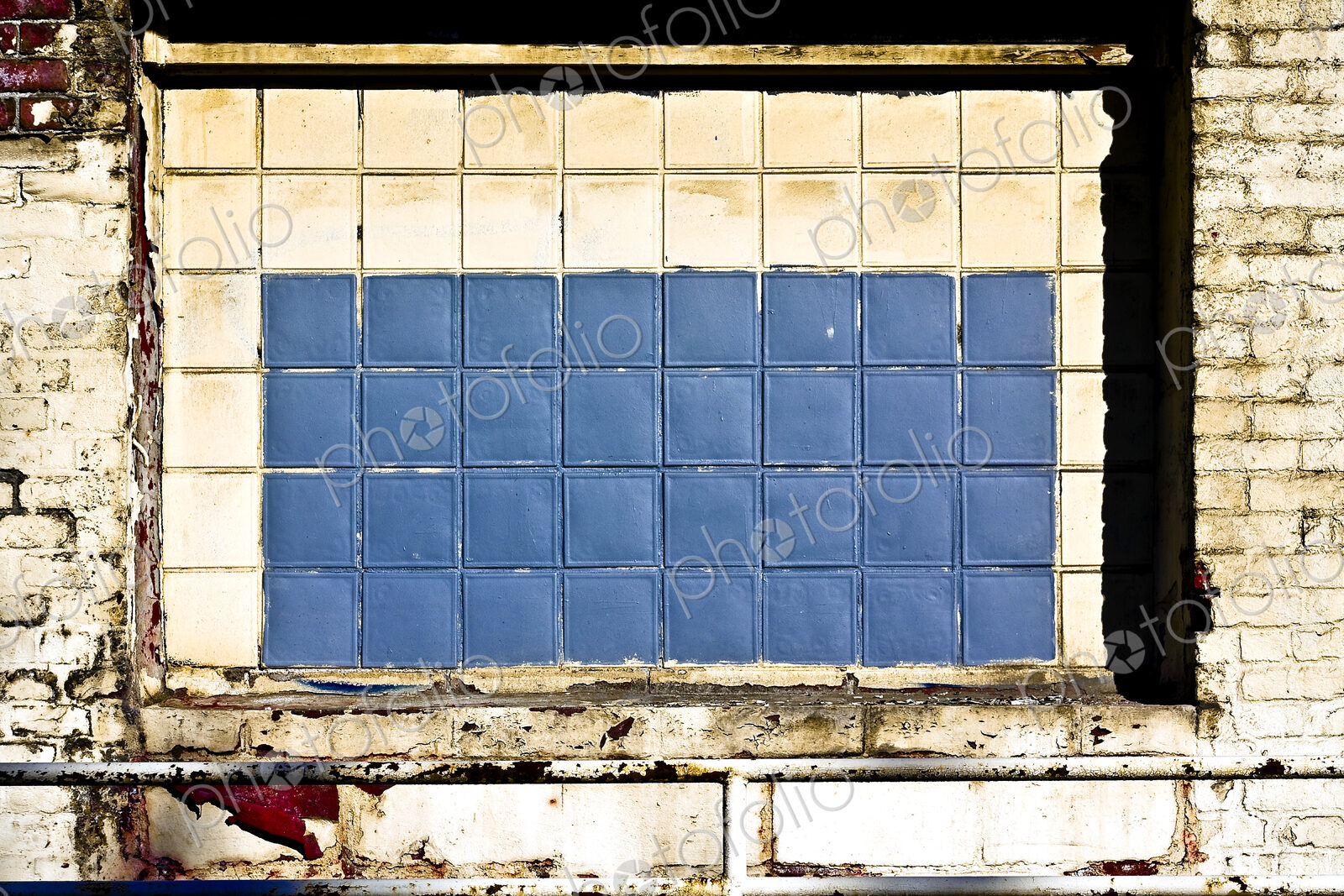 Factory Window Painted Over