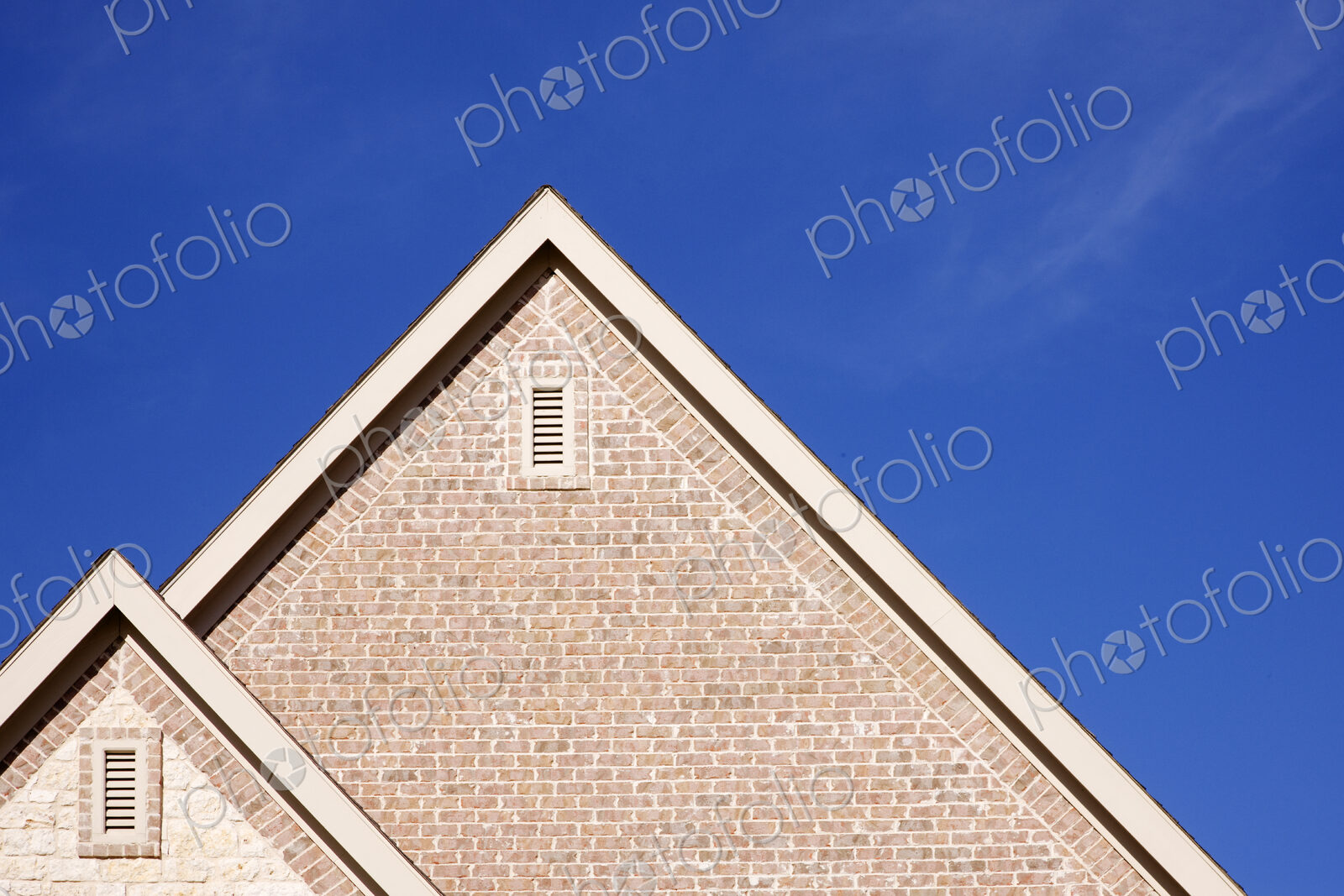 Fascia and Ridge of Gable Roof